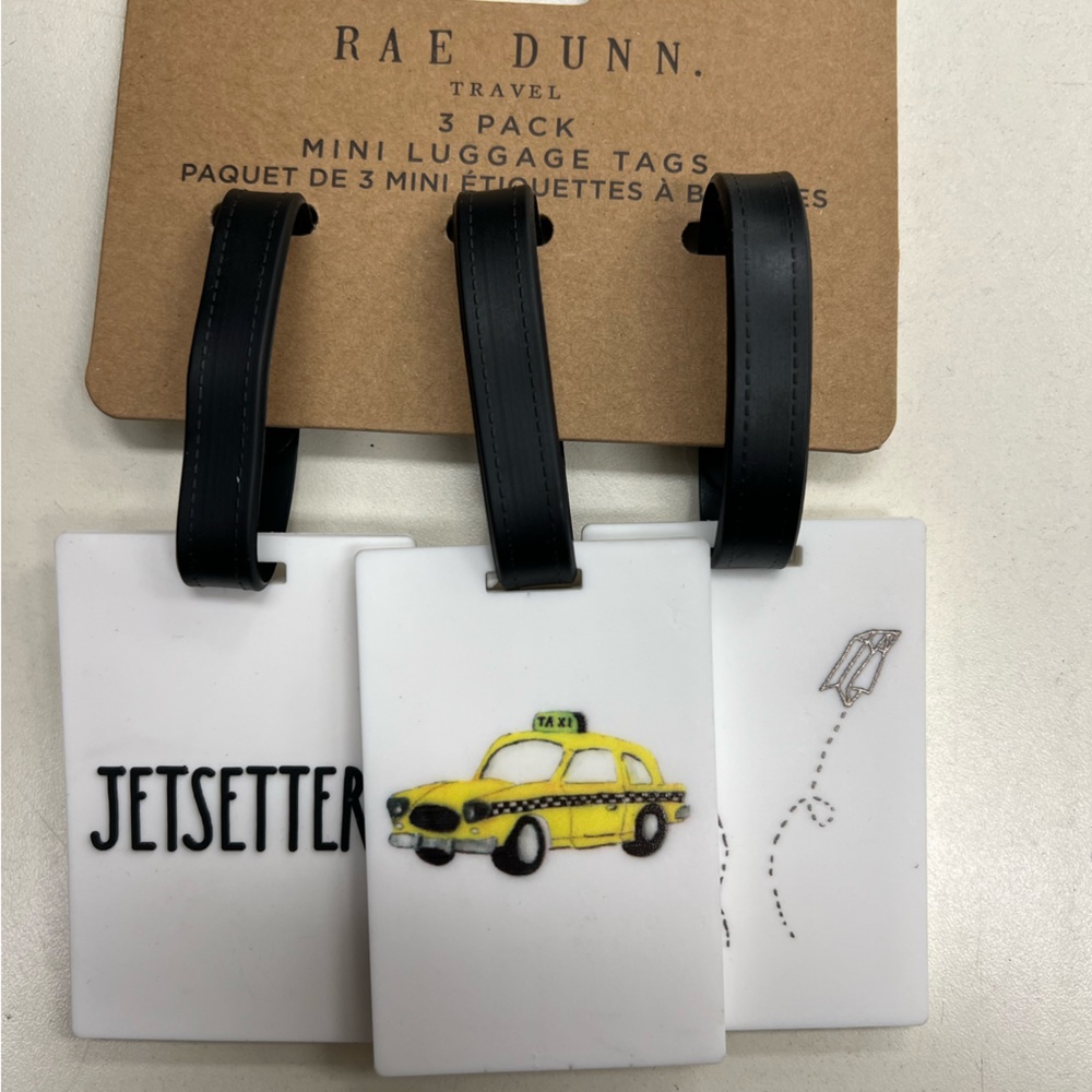 Rae Dunn luggage tags